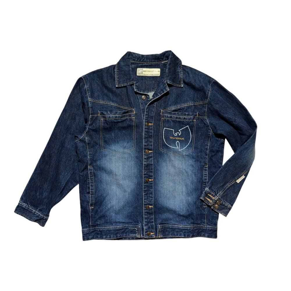Wu wear logo jeans jacket